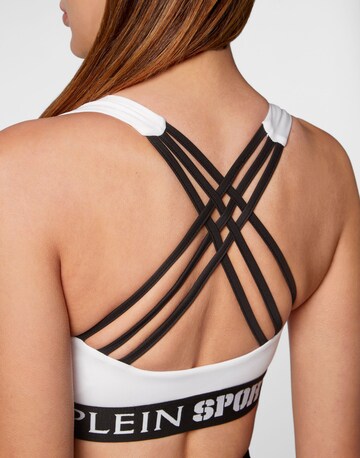 Bustino Reggiseno sportivo di Plein Sport in bianco