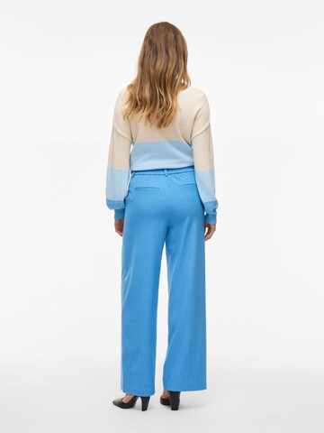 VILA Wide leg Broek 'VIVarone' in Blauw