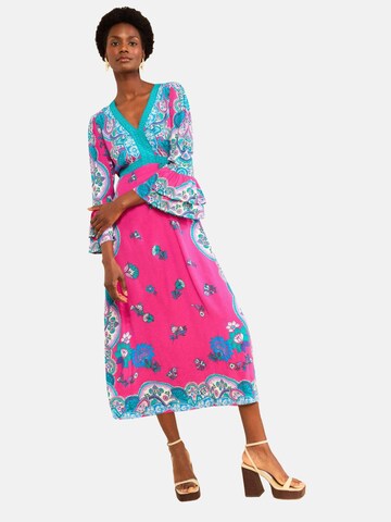Rochie de la love & roses pe roz: față