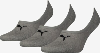 PUMA Füßlinge 'Footie' in grau / schwarz, Produktansicht