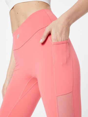 FILA - Skinny Pantalón deportivo 'ROSENTHAL' en rojo