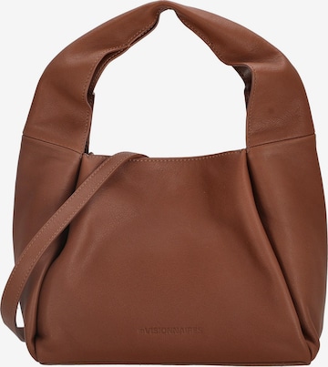 Les Visionnaires Umhängetasche 'Coralie Essential Soft Grainy' in Braun: Vorderseite