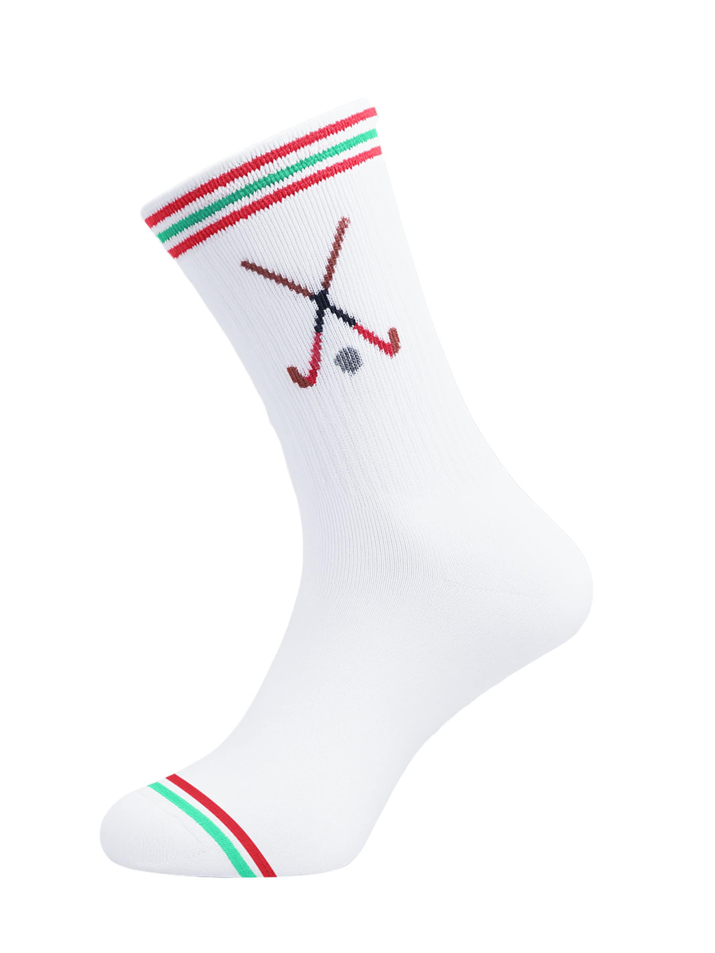 Chaussettes 'Touchdown' UNABUX en blanc
