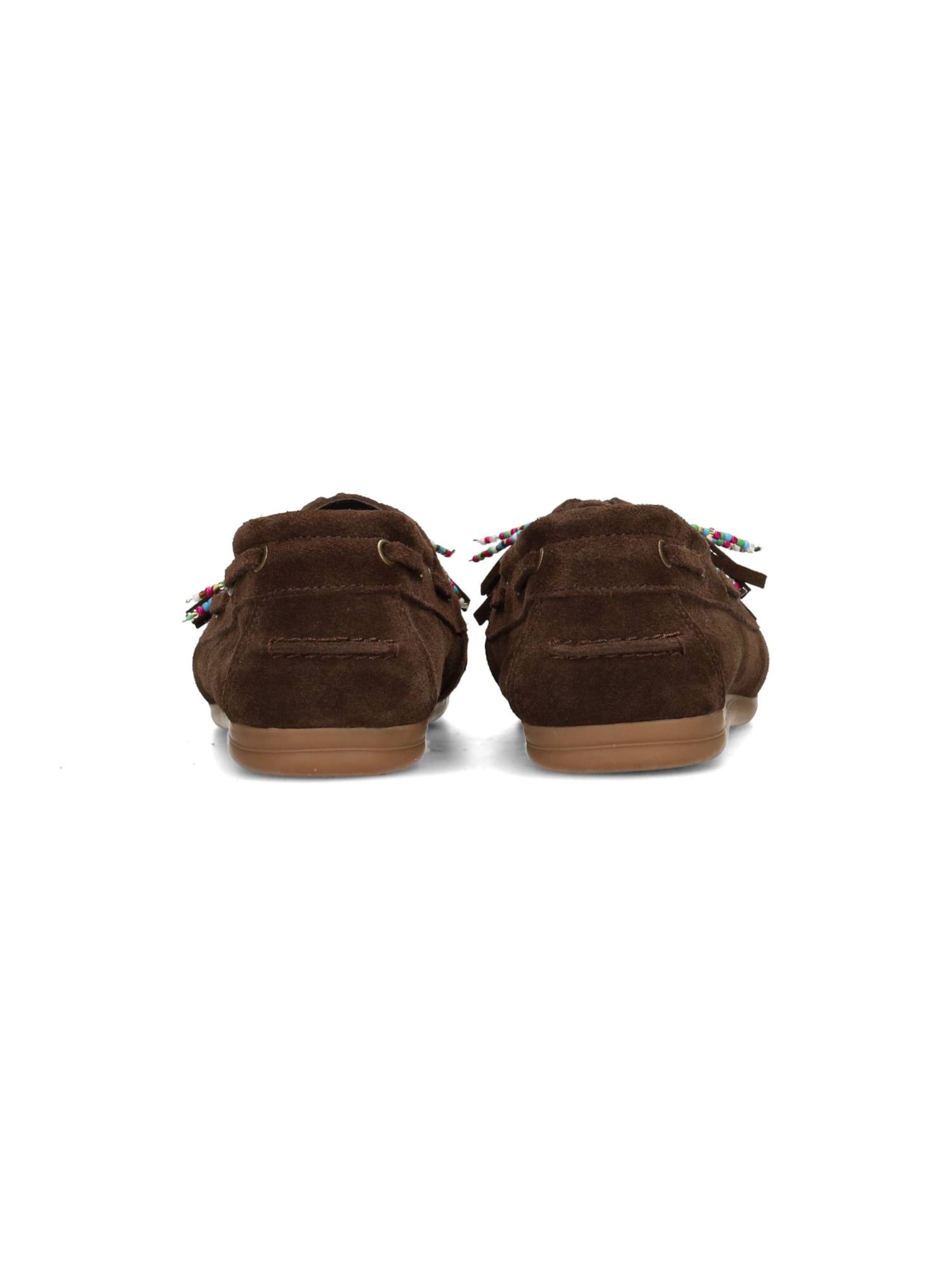 PS Poelman Moccasin 'Iris' in Brown