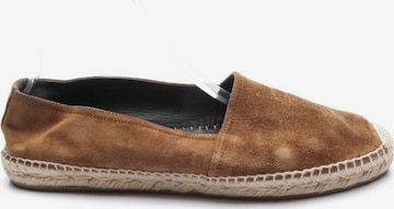 Saint Laurent Flats & Loafers in 38 in Brown: front