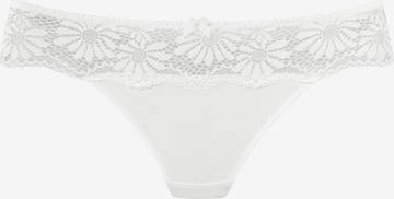 LASCANA Thong in White: front