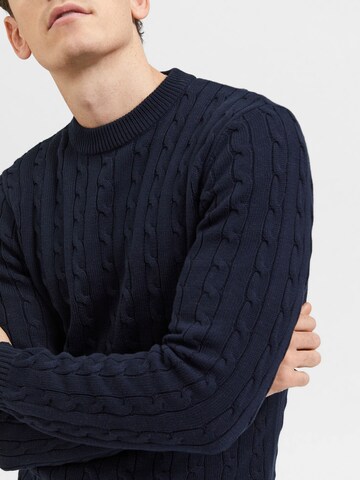 Pull-over SELECTED HOMME en bleu