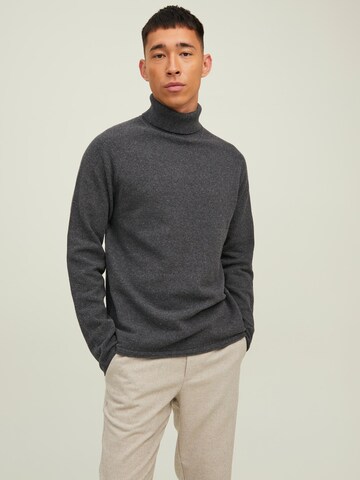 JACK & JONES Sweater 'Hill' in Grey: front