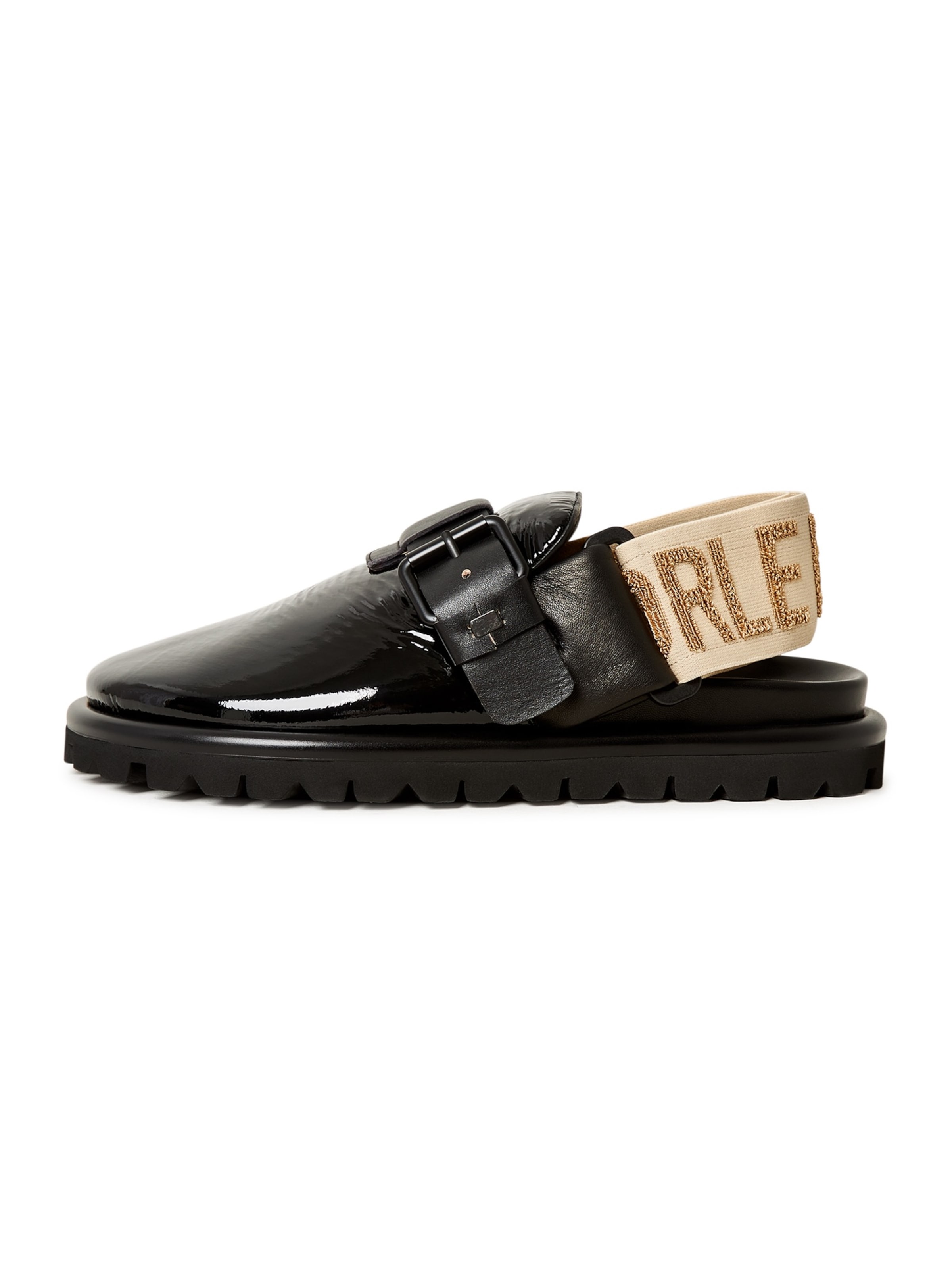 CESARE GASPARI Slip-ons in Black: front