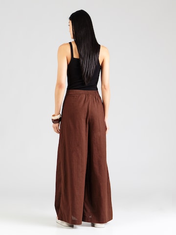 Wide Leg Pantalon Rich & Royal en marron