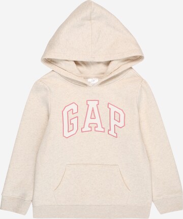 Sweat-shirt GAP en beige : devant