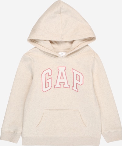 GAP Sweat-shirt en beige chiné / rose / blanc, Vue avec produit