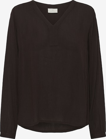 brūns Kaffe Blūze 'KAAmber': no priekšpuses