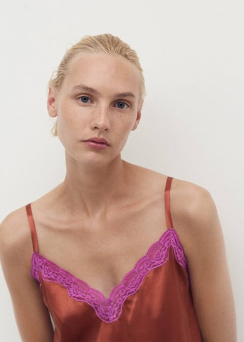 MANGO Negligee 'Jones' in Brown