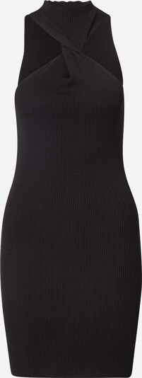 Gina Tricot Stickad klänning i svart, Produktvy