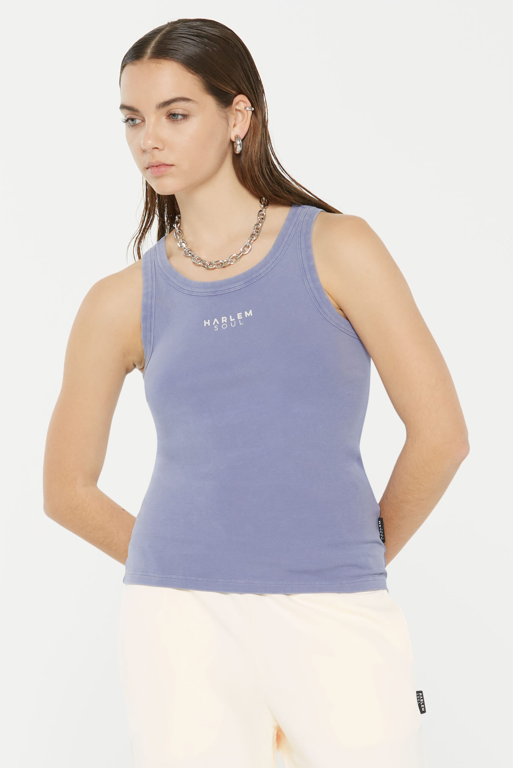 Harlem Soul Top in Purple: front
