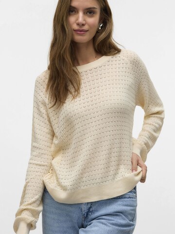 Pull-over 'VMNew Lexsun' VERO MODA en beige