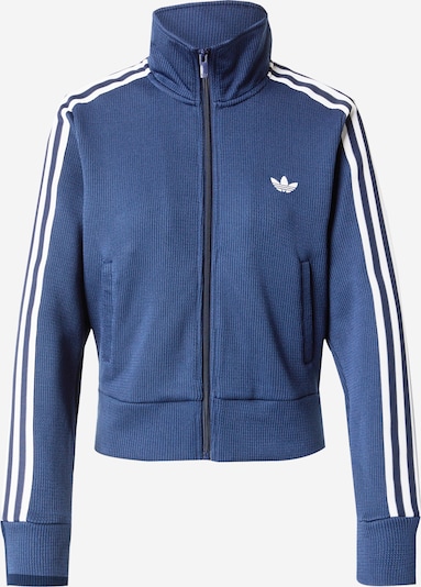 Kardiganas 'Firebird' iš ADIDAS ORIGINALS, spalva – tamsiai mėlyna jūros spalva / balta, Prekių apžvalga