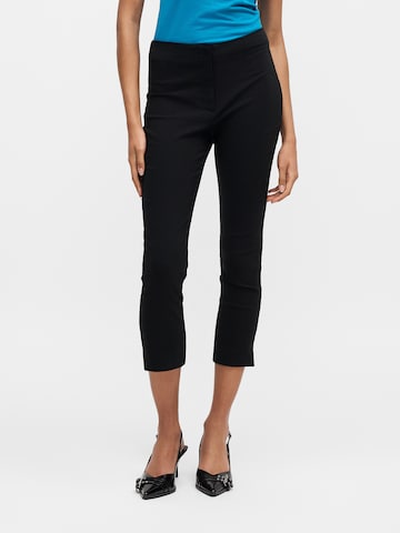 TOPSHOP Slimfit Hlače 'MAYA' | črna barva: sprednja stran