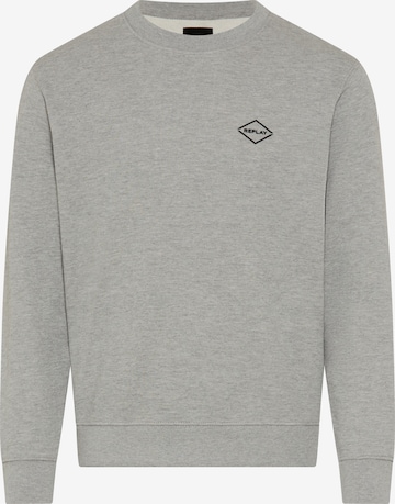 REPLAY Sweatshirt in Grau: Vorderseite