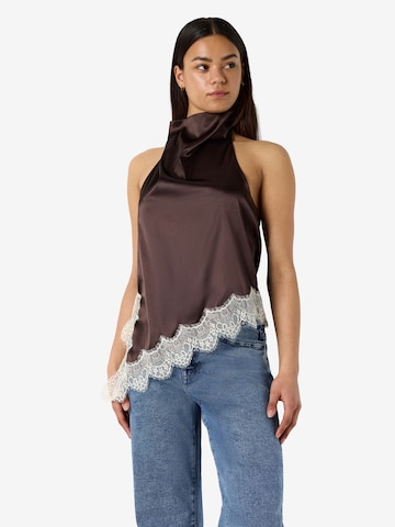 Camicia da donna 'NMSofie' di Noisy may in marrone: frontale