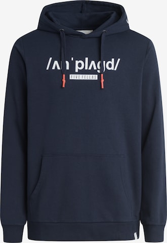 Five Fellas Sweatshirt 'Stanley' in Blue: front