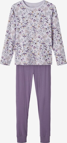 NAME IT Pajamas in Purple: front