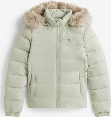 Tommy Jeans Зимняя куртка в Зеленый: спереди