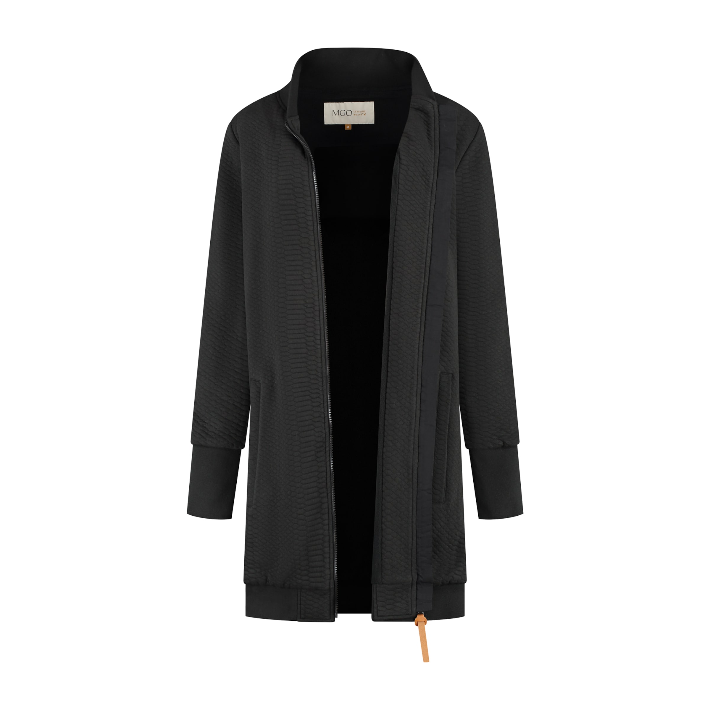 MGO Sweatvest 'Rosan' in Zwart