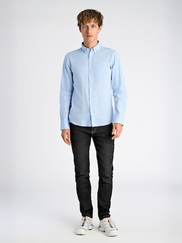 Lindbergh Regular fit Overhemd in Blauw