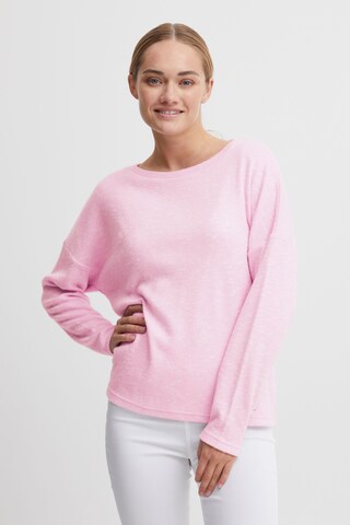 Pull-over 'Sanne' Oxmo en rouge : devant