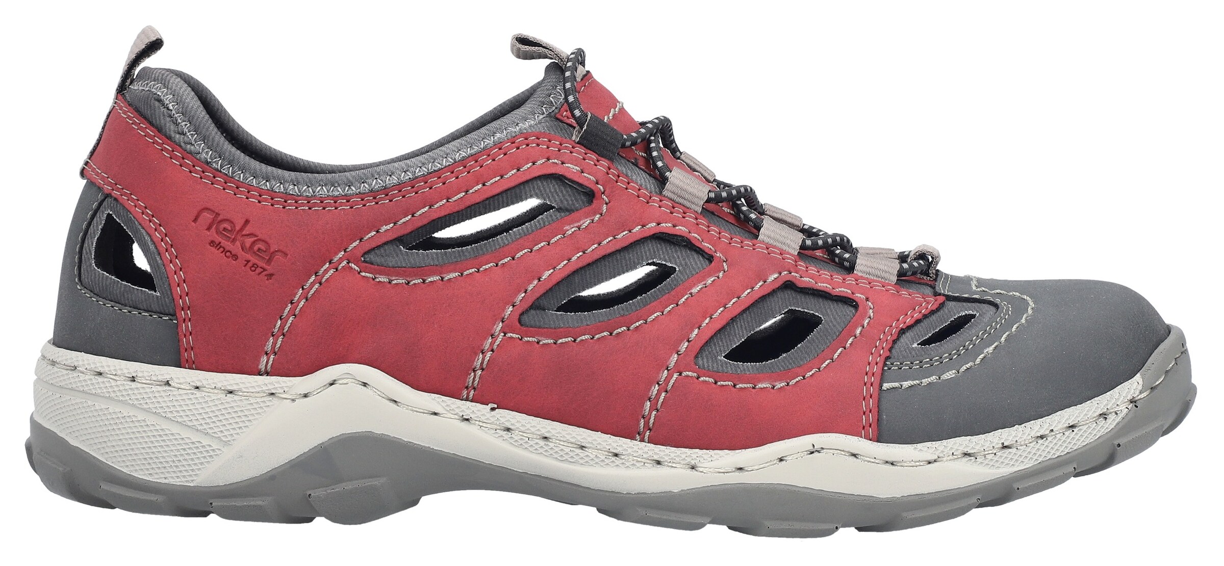 Chaussure de sport à lacets 'Oilybuk' Rieker en gris