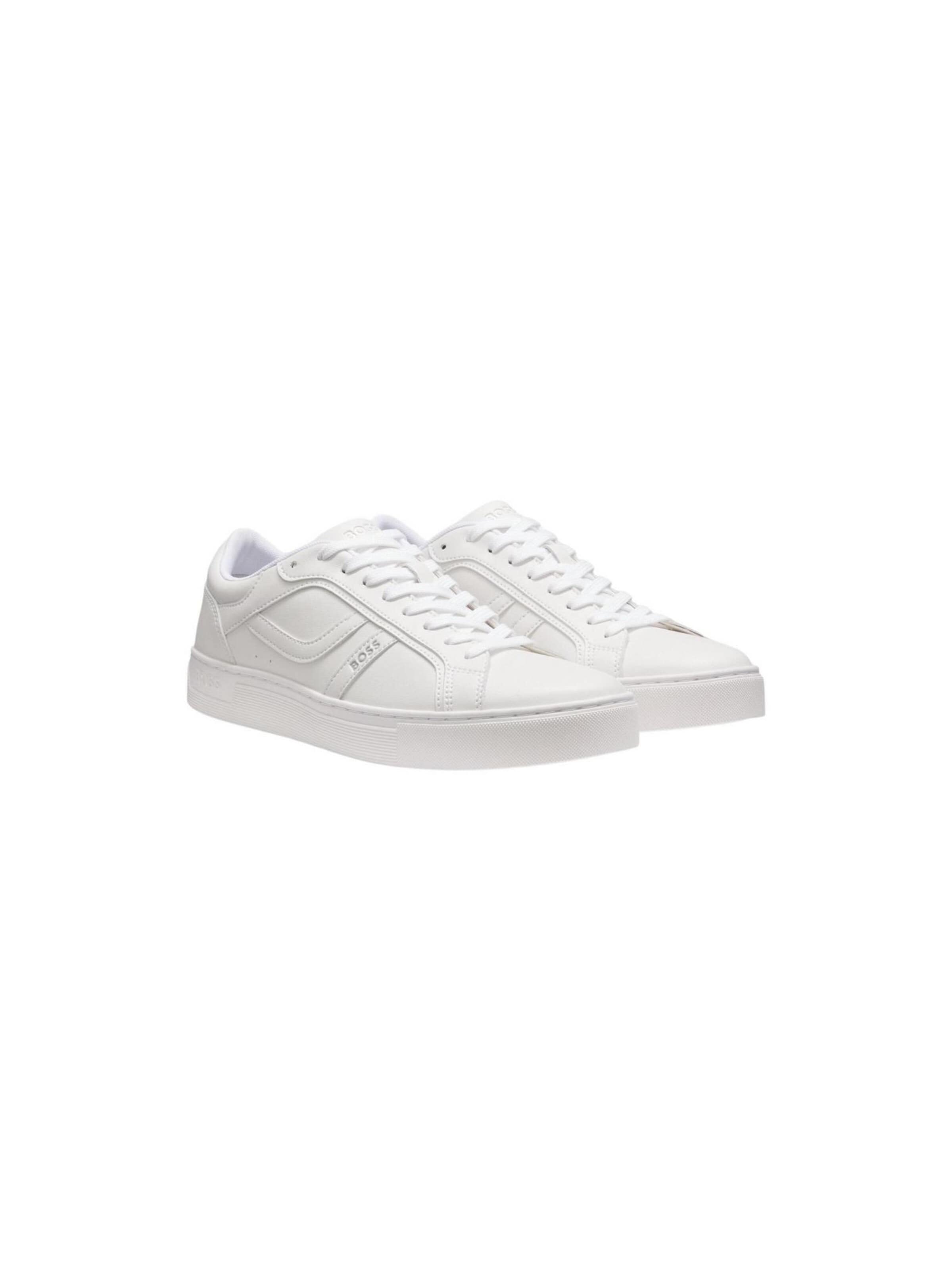 BOSS Platform trainers 'Rhys Tenn pu 50562636' in White