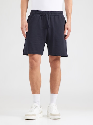 Loosefit Pantalon Lyle & Scott en bleu : devant