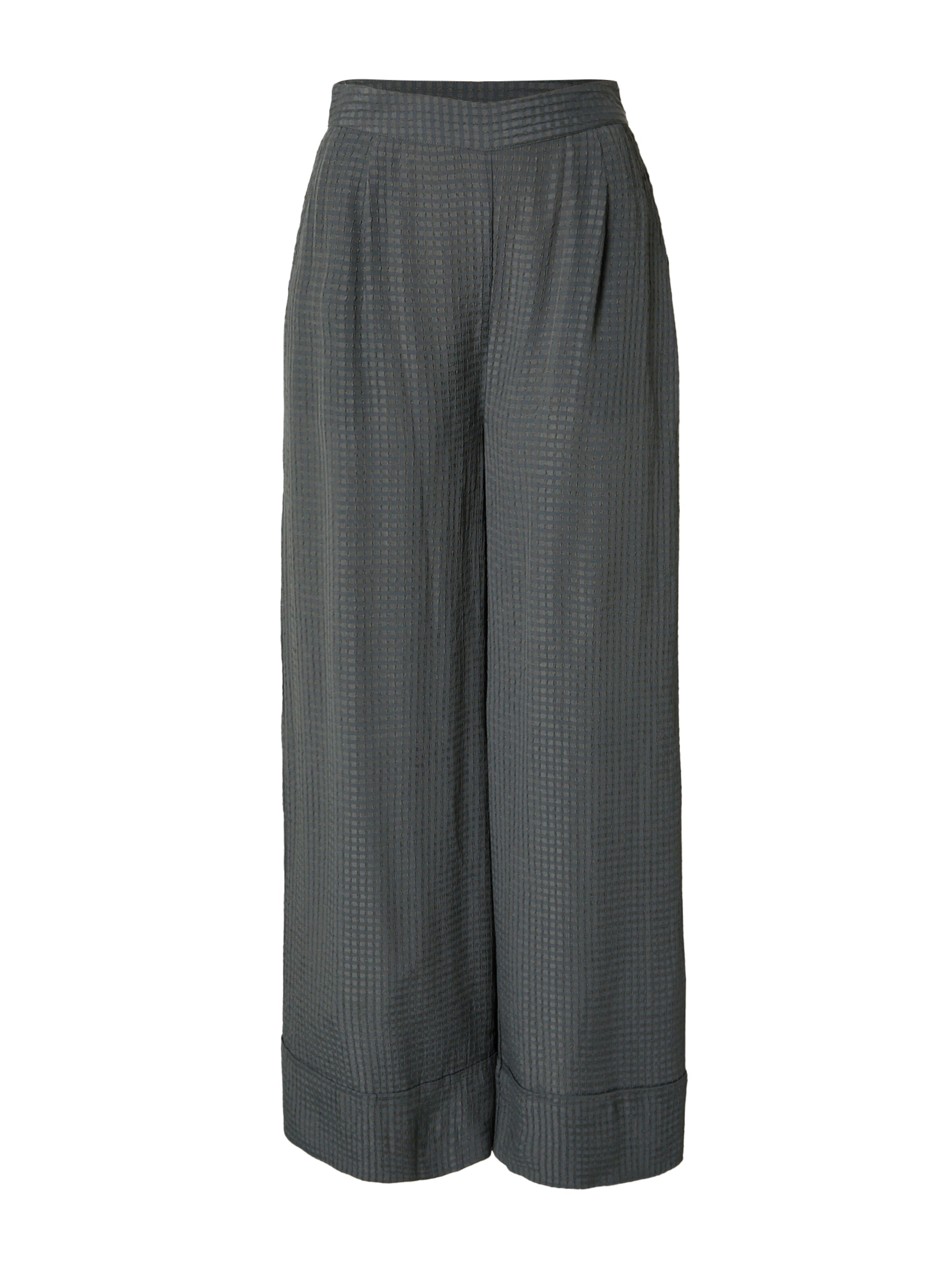 Guido Maria Kretschmer Women Wide Leg Hose 'Mira' in Grau: Vorderseite