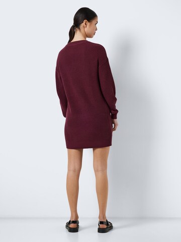 Noisy may Knitted dress 'Maysa' in Red