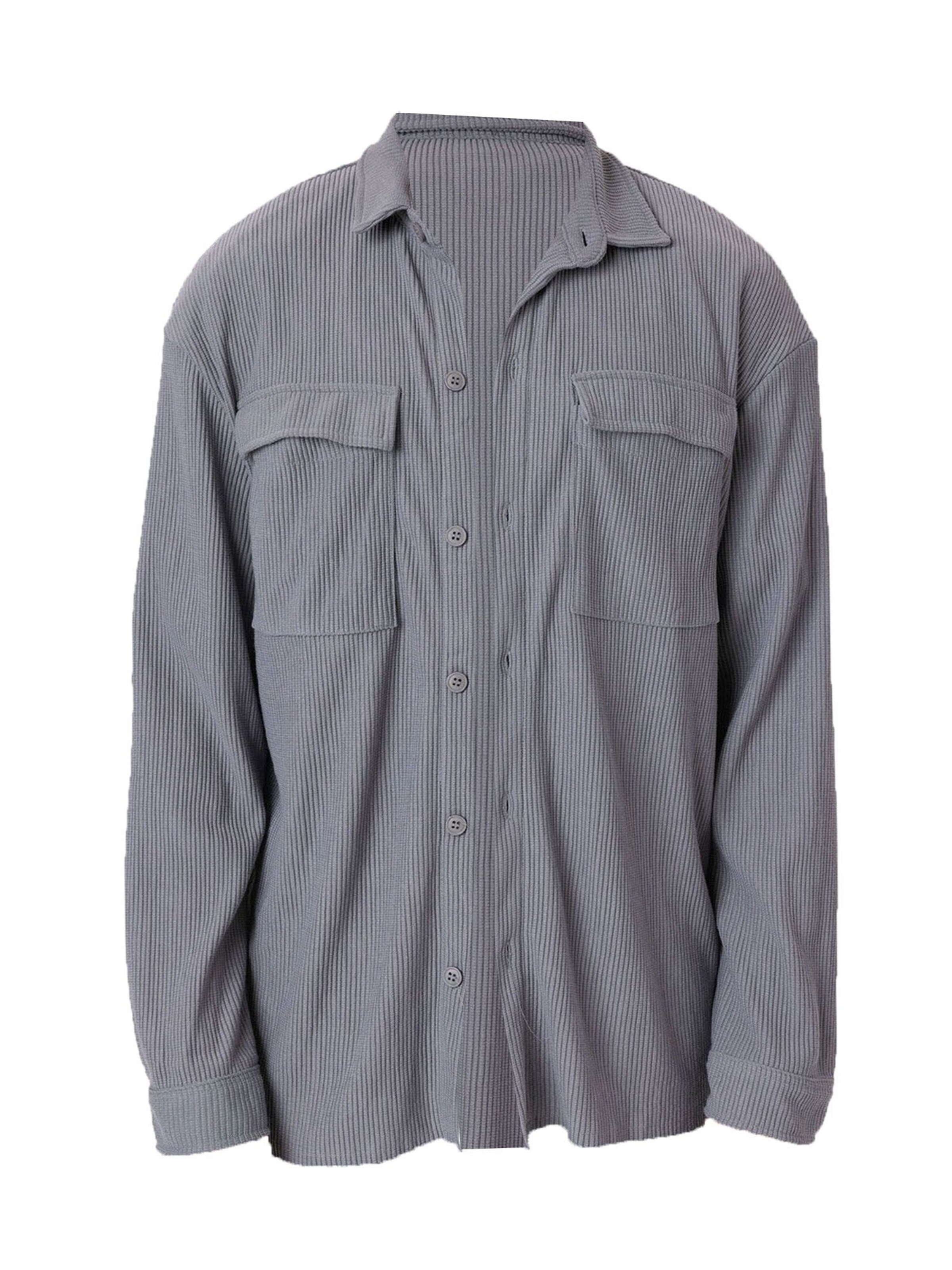 pelēks Antioch Komforta piegriezums Krekls: no priekšpuses