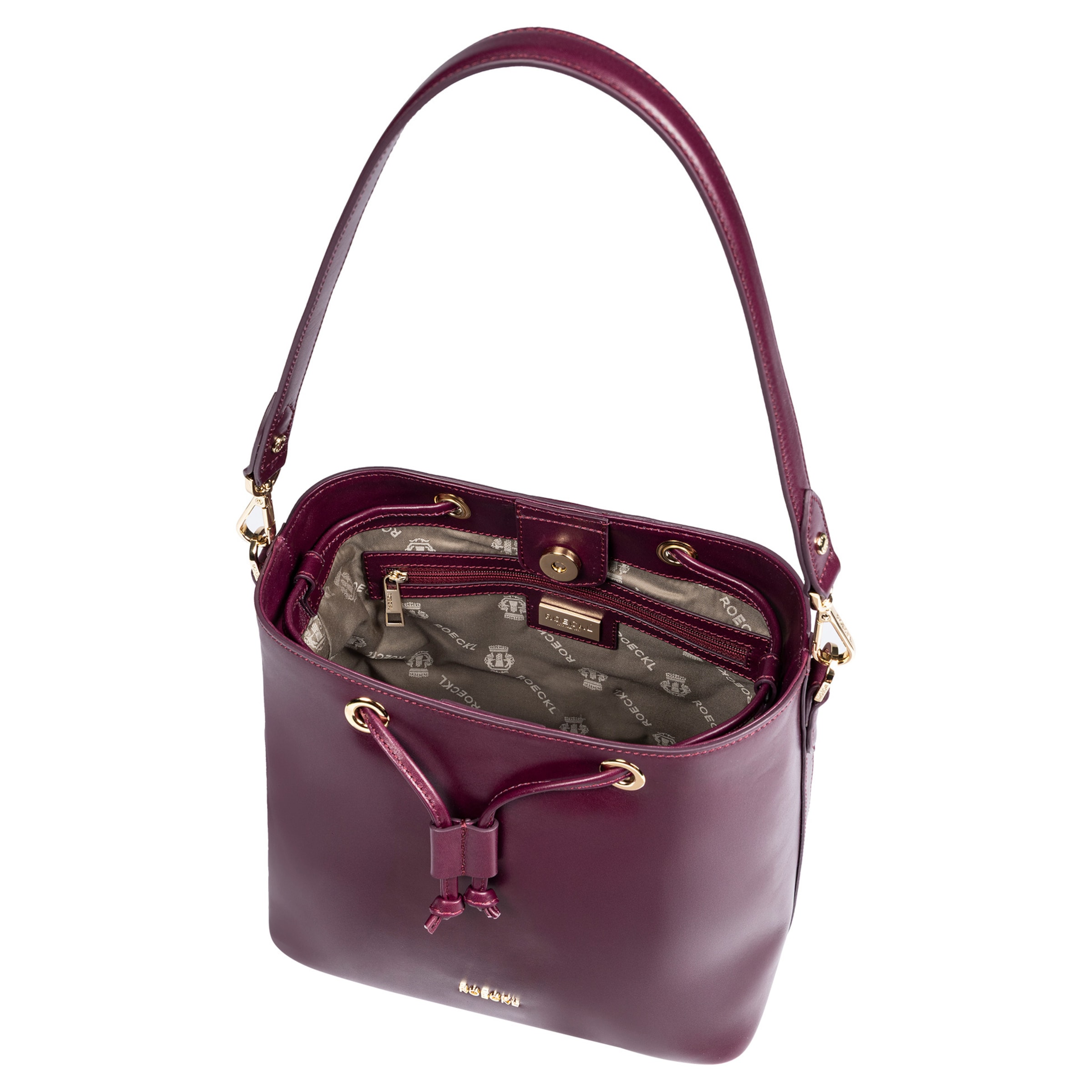 Borsa a spalla ' Pitti medium ' di Roeckl in lilla