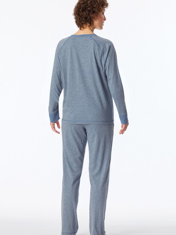 SCHIESSER Pyjama in Blau