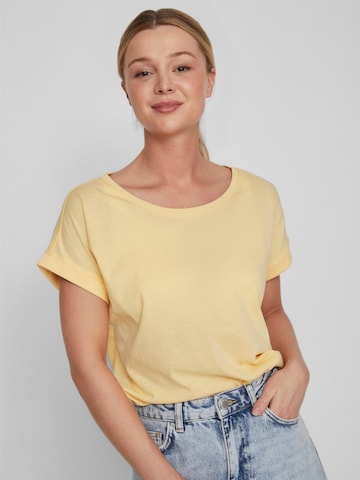 VILA T-Shirt 'Dreamers' in Gelb
