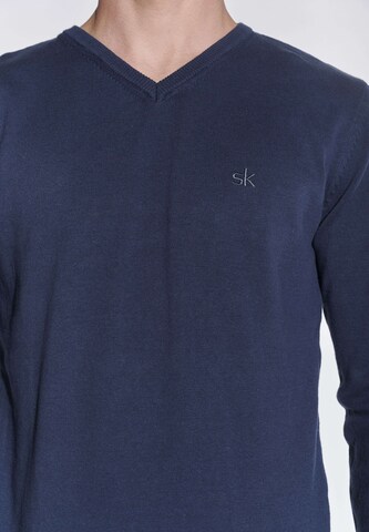 Steffen Klein Pullover in Blau