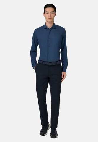 Boggi Milano Comfort fit Overhemd in Blauw