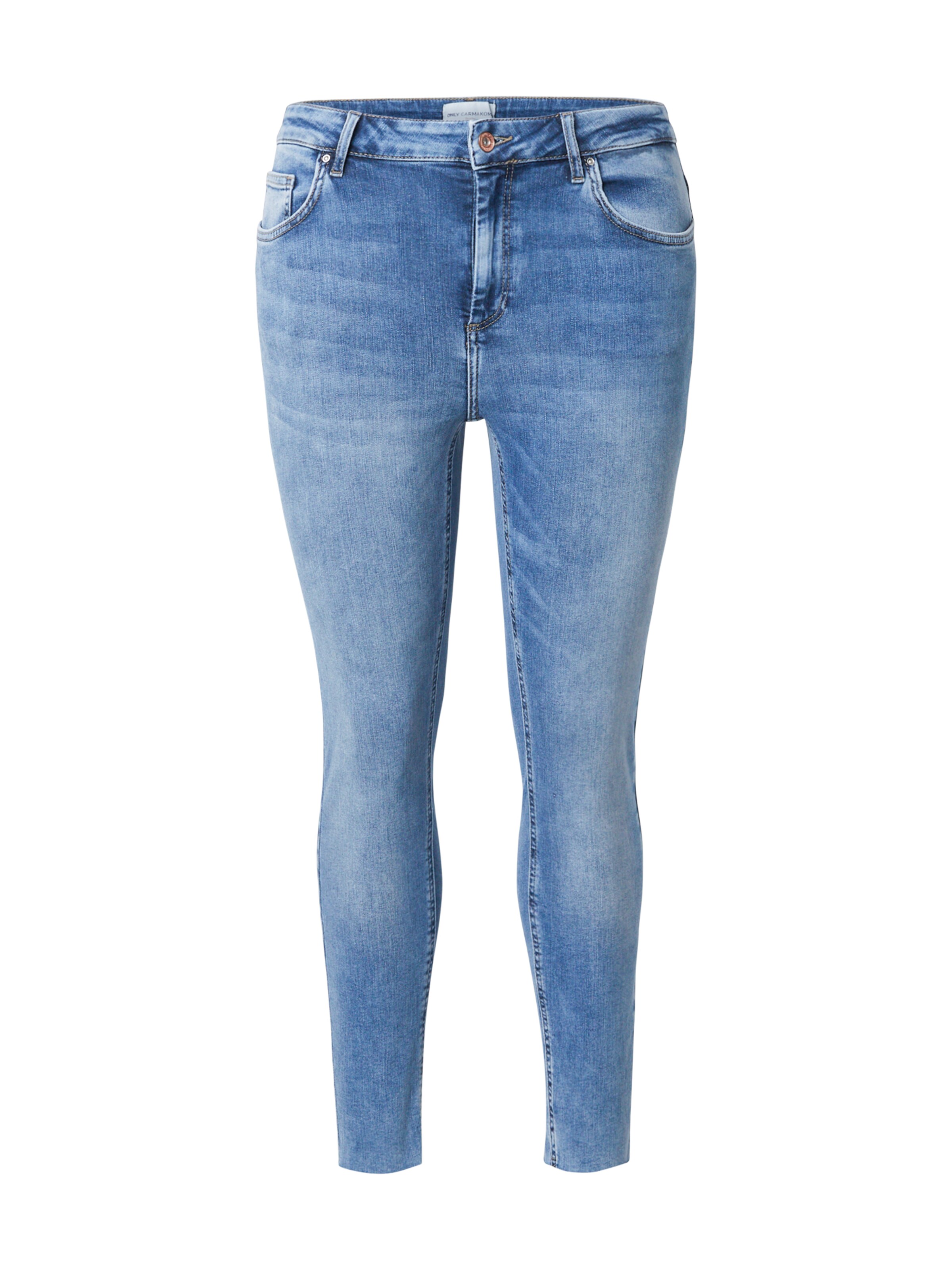 ONLY Carmakoma Skinny Jeans 'CARWILLY' i blå: forside