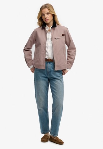 Superdry & Co Between-Season Jacket 'Ranch' in Brown