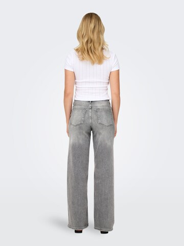 Wide leg Jeans 'ONLMADISON BLUSH' di ONLY in grigio