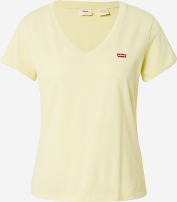 LEVI'S ® Shirt 'LSE Perfect Vneck' in Geel: voorkant