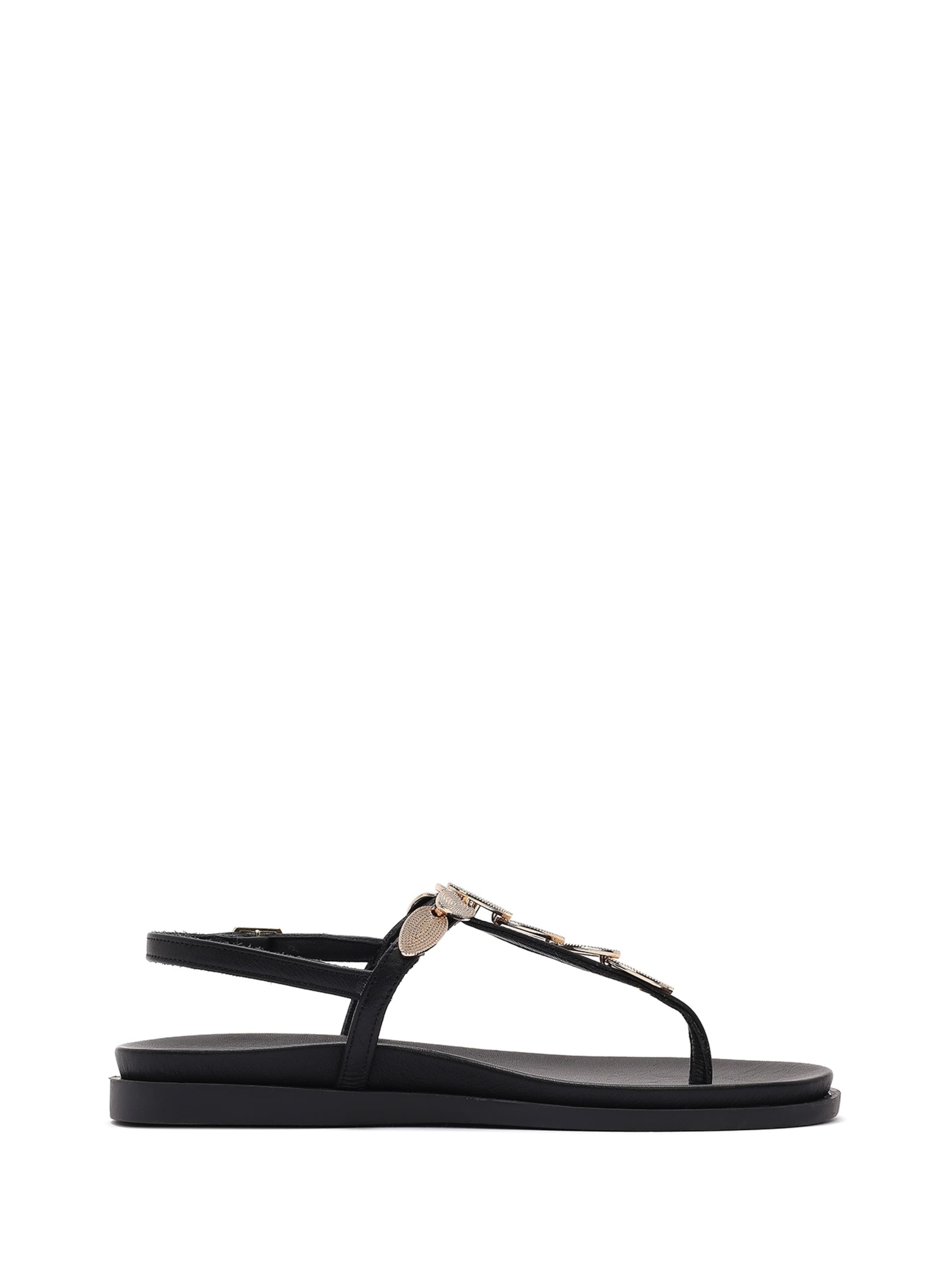 Derimod T-bar sandals in Black