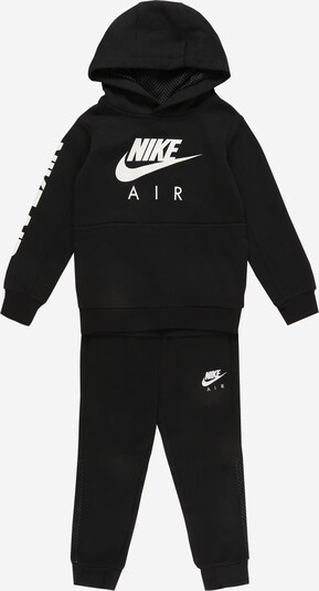Nike Sportswear Joggedress i svart / hvit, Produktvisning