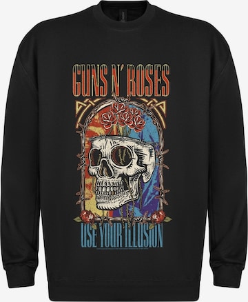 Sweat-shirt 'Guns N´ Roses Use Your Illution' GUNS N' ROSES en noir : devant