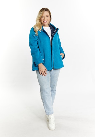 Schmuddelwedda Fleece jas in Blauw